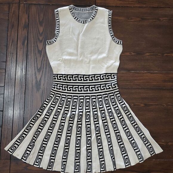 Women’s Slim Fit Sleeveless Pleated Dress – NWOT - L - Picture 2 of 7